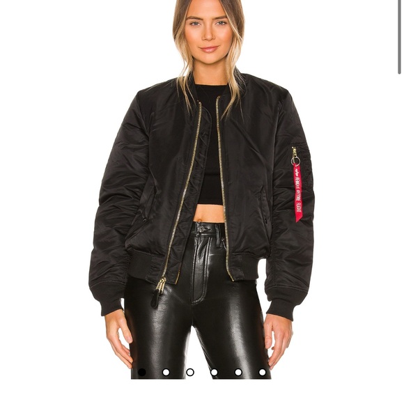 Alpha Industries Jackets & Blazers - Alpha Industries MA-1 Black Bomber Jacket (like new condition)
